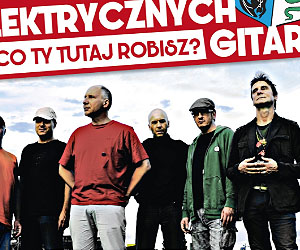 Sanok Days. Poster annoucing performance of the 'Elektryczne Gitary' band.